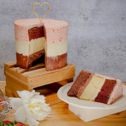 Neopolitan Raspberry Cake