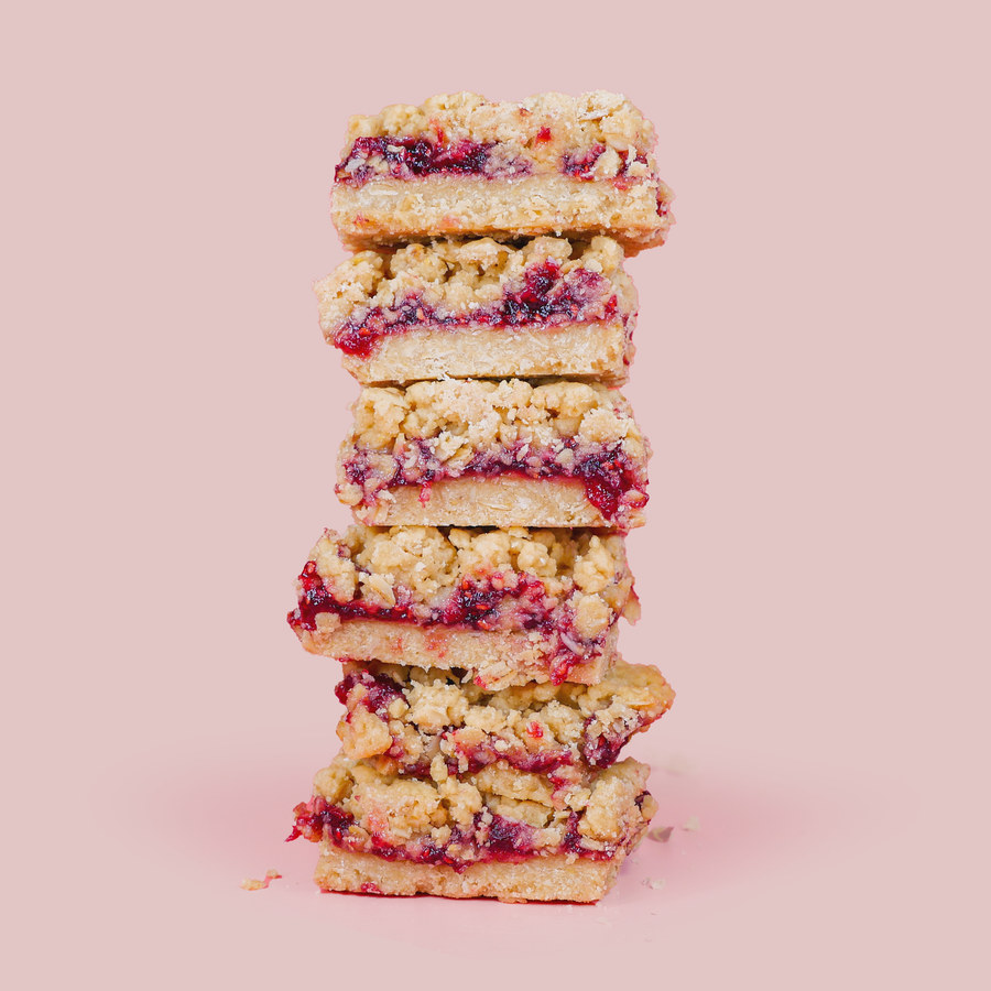 Berry Oat Crumble Bars