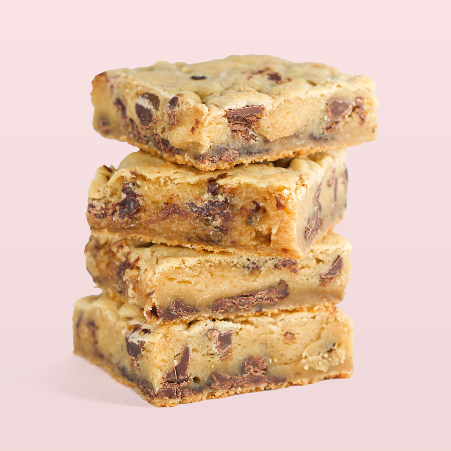 Chocolate Chip Blondie Bars