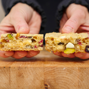 Pistachio White Chocolate Cranberry Bars