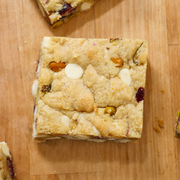 Pistachio White Chocolate Cranberry Bars