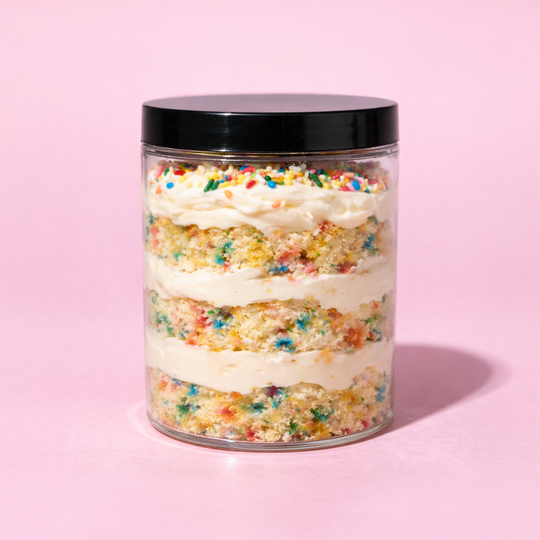 Birthday Confetti Cake Jar (6-Pack)