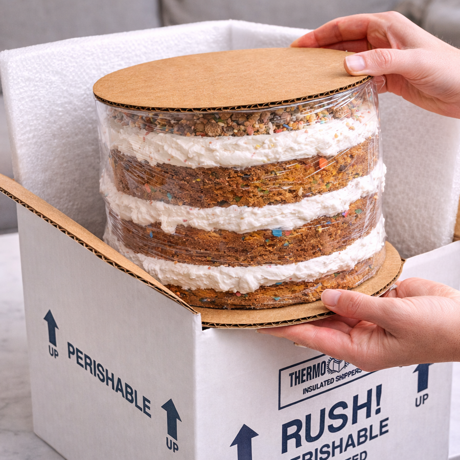 Classic Confetti Birthday Cake