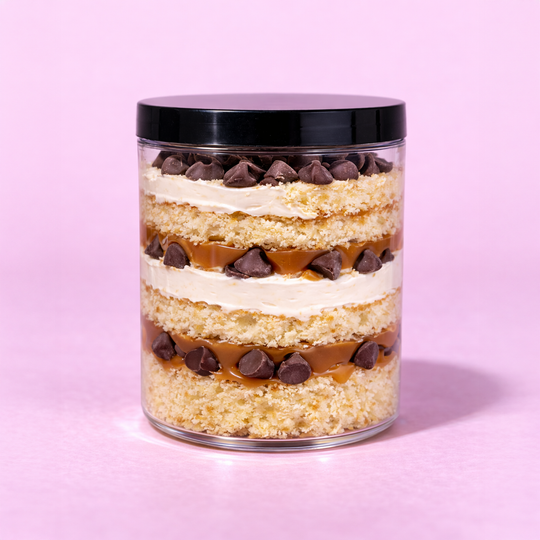 Chocolate Chip Caramel Cake Jar (6-Pack)