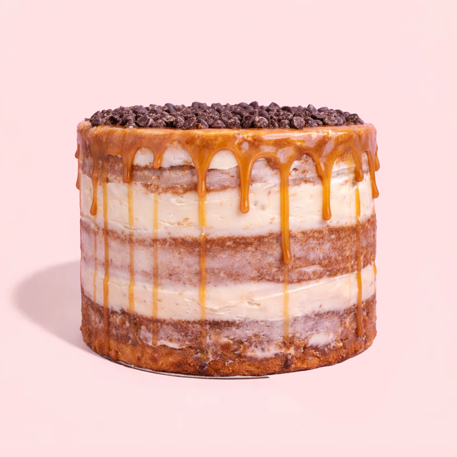 Chocolate Chip Caramel Cake