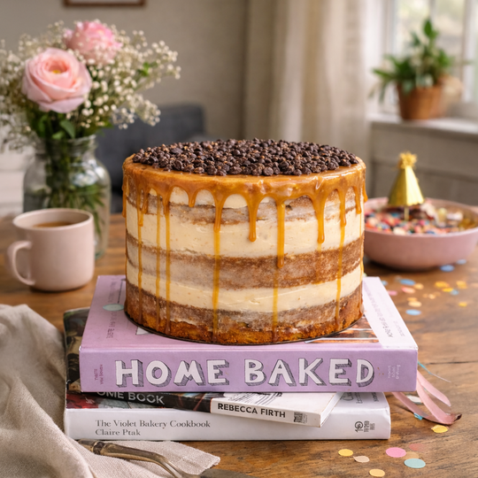 Chocolate Chip Caramel Cake