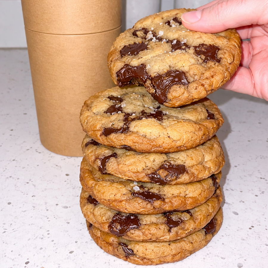 Salted Chocolate Chip Cookies (5-Pack Tube)