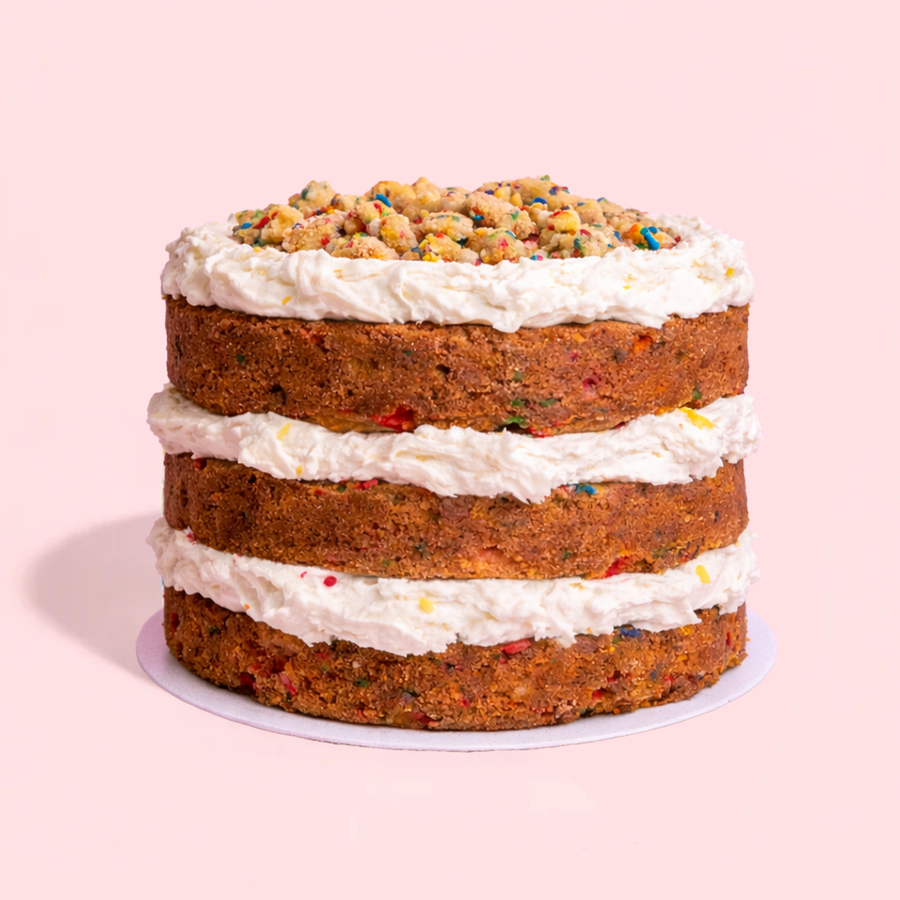 Classic Confetti Birthday Cake