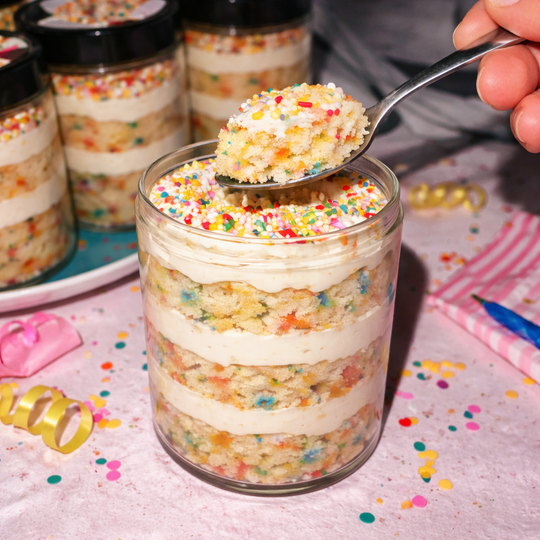 Birthday Confetti Cake Jar (6-Pack)