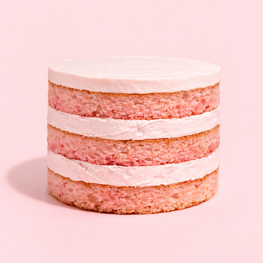 Naked Pink Champagne Cake