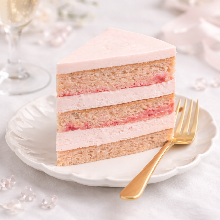 Naked Pink Champagne Cake
