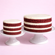 Classic Naked Red Velvet Cake with Cream Cheese Frosting