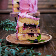 Blackberry Basil Cake